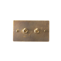 Bascule moletée rétro en laiton 220V 118 Type 1GANG 2GANG 2WAY Dimmer Home Bar Hotel Interrupteur à tirette électrique personnalisé