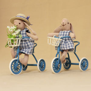 <span class=keywords><strong>Mouse</strong></span> magleg intercambiabile in tessuto H13/15CM con gonna scozzese blu e bianca - Product Image 2