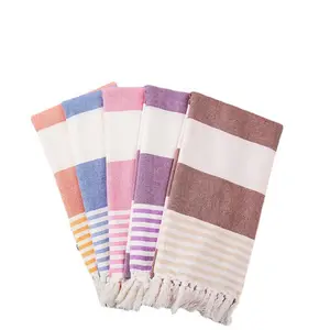 Kocean Turkse Strandlaken Gratis Snel Droog Extra Grote Lichte Reishanddoek Voor Volwassenen Strandaccessoires Geschenken