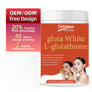 นมผงเสริมความงามขายดี ผสมกลูต้า แอล-กลูตาไธโอน 518 กรัม มีส่วนผสมของคอลลาเจนไฮโดรไลซ์ ช่วยชะลอวัย - Product Image 2
