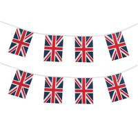 OEM ODM Meilleure Qualité Personnalisé Polyester Tissu Fanion Chaîne Drapeau Triangle Banderoles Bannière Pour La Décoration De Célébration
