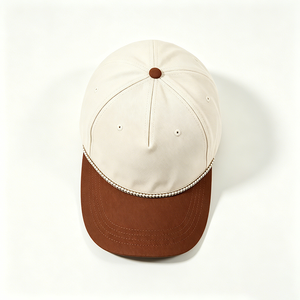 Gorra de Béisbol Deportiva Personalizada de Dos Tonos, Visera en Contraste, Corona Estructurada, Algodón Lavado, Gorras Unisex de Dos Colores, Venta al Por Mayor OEM - Product Image 4