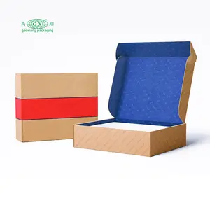 Vestiti personalizzati scarpa cosmetica Make Up prodotti regalo imballaggio Logo personalizzato cartone ondulato Mailer Paper Packaging