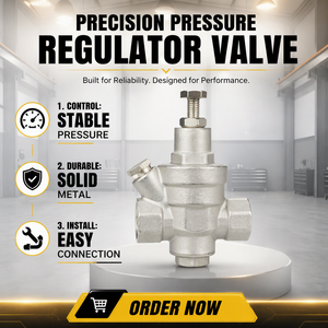 Régulateur de pression d'eau Watts en acier inoxydable 316L et laiton pour réduction de pression d'eau - Product Image 5