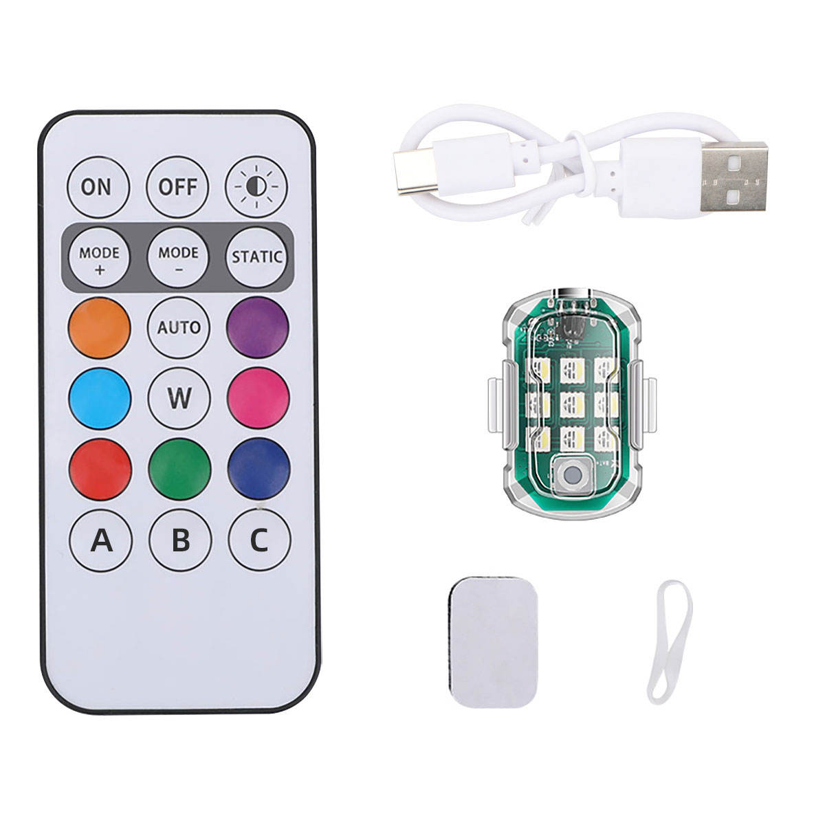 1 lumière + télécommande