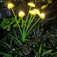 Lampe solaire LED méduse en gros pour l'extérieur, lumières colorées de Noël pour la décoration de pelouse et d'aménagement paysager
