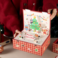 Boîte en papier de luxe pour bonbons, biscuits et friandises de fêtes, emballage personnalisé pour boîte cadeau de Noël