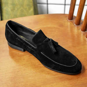 Chaussures d'automne personnalisées en cuir véritable, luxueuses, confortables, de créateur italien, décontractées, formelles, pour les occasions spéciales, légères - Product Image 1