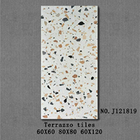 Liquidación barata superficie mate mármol gris terrazo patrón azulejo 60x60 60X120 para restaurante apartamento Hotel garaje-moderno