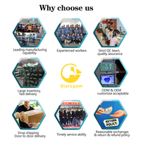 Starsgem Vente en gros de pierres précieuses CZ, zircone cubique de différentes couleurs, blanc rose, taille brillant ronde, pierre CZ de forme ronde, pierre précieuse en vrac