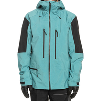 Veste de ski imperméable pour homme OEM, chaude, matelassée, pour l'alpinisme, le snowboard, à capuche, coupe-vent, fermeture éclair personnalisée, manteau d'hiver pour l'extérieur
