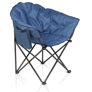 Silla de camping de acero de aleación azul, silla plegable ligera para jardín al aire libre con bolsa de transporte para senderismo, pesca y viajes - Product Image 6
