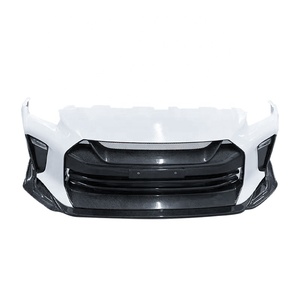 Pare-chocs avant de voiture en fibre de carbone Style Top Secret pour <span class=keywords><strong>Nissan</strong></span> <span class=keywords><strong>GTR</strong></span> R35 2008-2019 - Product Image 6