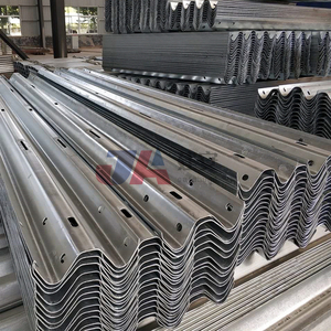 Barandilla de estructura de acero de dos ondas Venta al por mayor Seguridad de tráfico a lo largo de un cinturón Corredor de una carretera W Beam Highway <span class=keywords><strong>Guardrail</strong></span> - Product Image 2