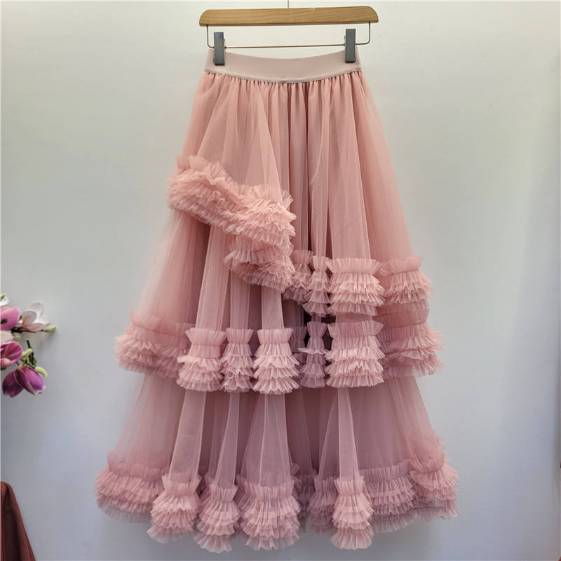 Z728ST01 Pink skirt