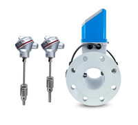 High Stability 4-20mA OCT 90~230VAC Inline Digital Flow Meter Stainless Steel Chemical Liquids Water Oil Sodium Hydroxide OEM