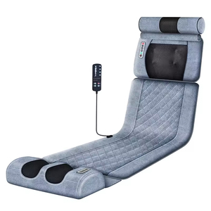 Electric Infrared <strong>Jade</strong> Massage <strong>Mat</strong> with Airbag Vibration Roller Foldable Body Shiatsu Air Pad for Neck Foot &amp; Waist - Product Image 1
