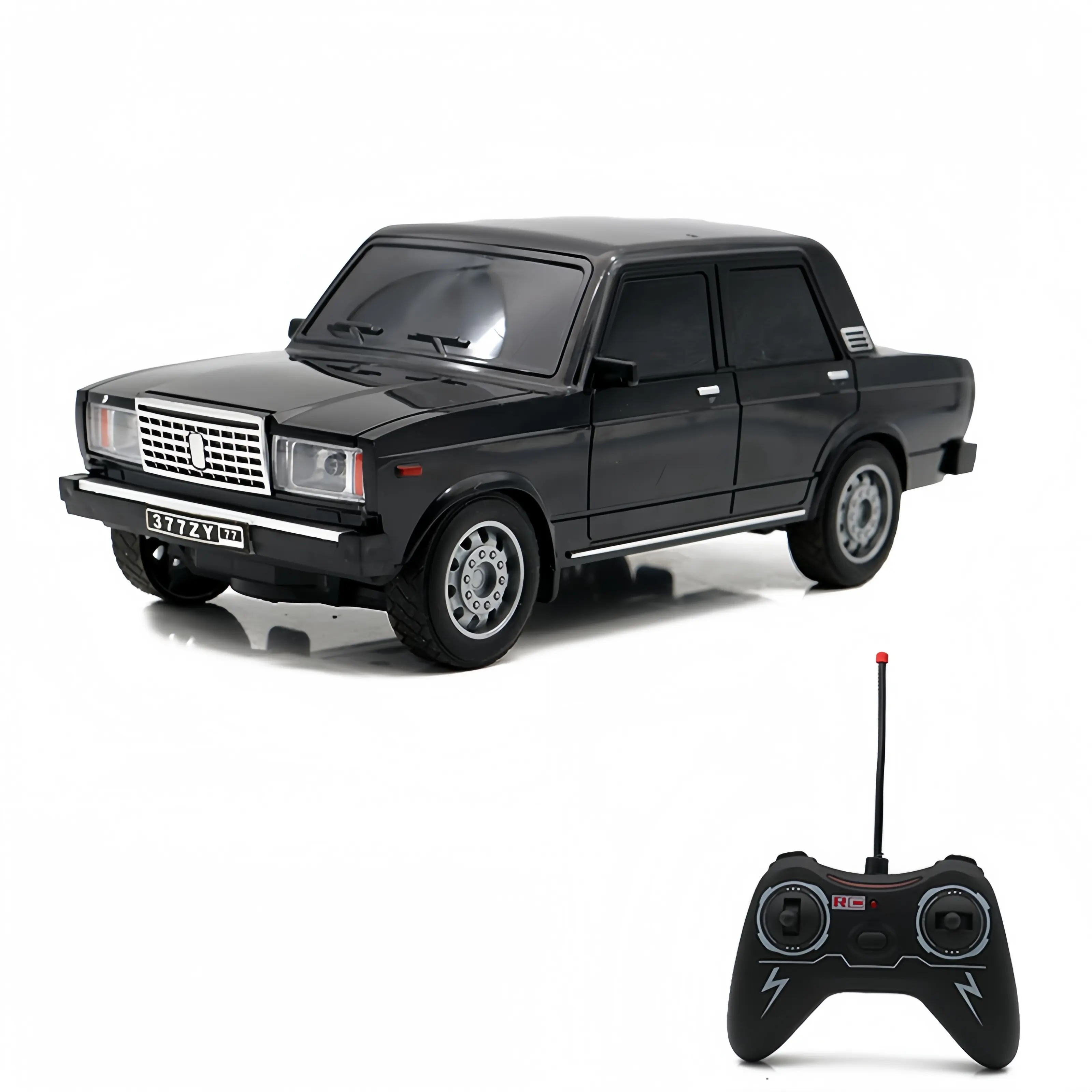 Hot Selling 2024 1:12 Lada Remote Control Car Simulation Car Sedan Model Remote Control Toy Car Wholesale