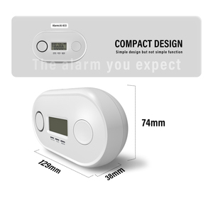 Détecteur de monoxyde de carbone intelligent WiFi, contrôlé par l'application Tuya Smart Life, <span class=keywords><strong>alarme</strong></span> de monoxyde de carbone certifiée EN50291, fonctionne avec une batterie de 2 ans, portable - Product Image 4