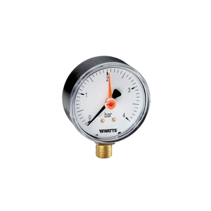 Watts Pressure <b>Gauge</b> 80mm 25 Bar G3/8B Radial Connection HVAC Parts - Product Image 1