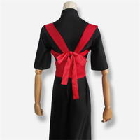 Anime Temari Cosplay Kostüm Anime Schwarz-Rotes Kimono-Kleid für Halloween-Party Cosplay-Outfit