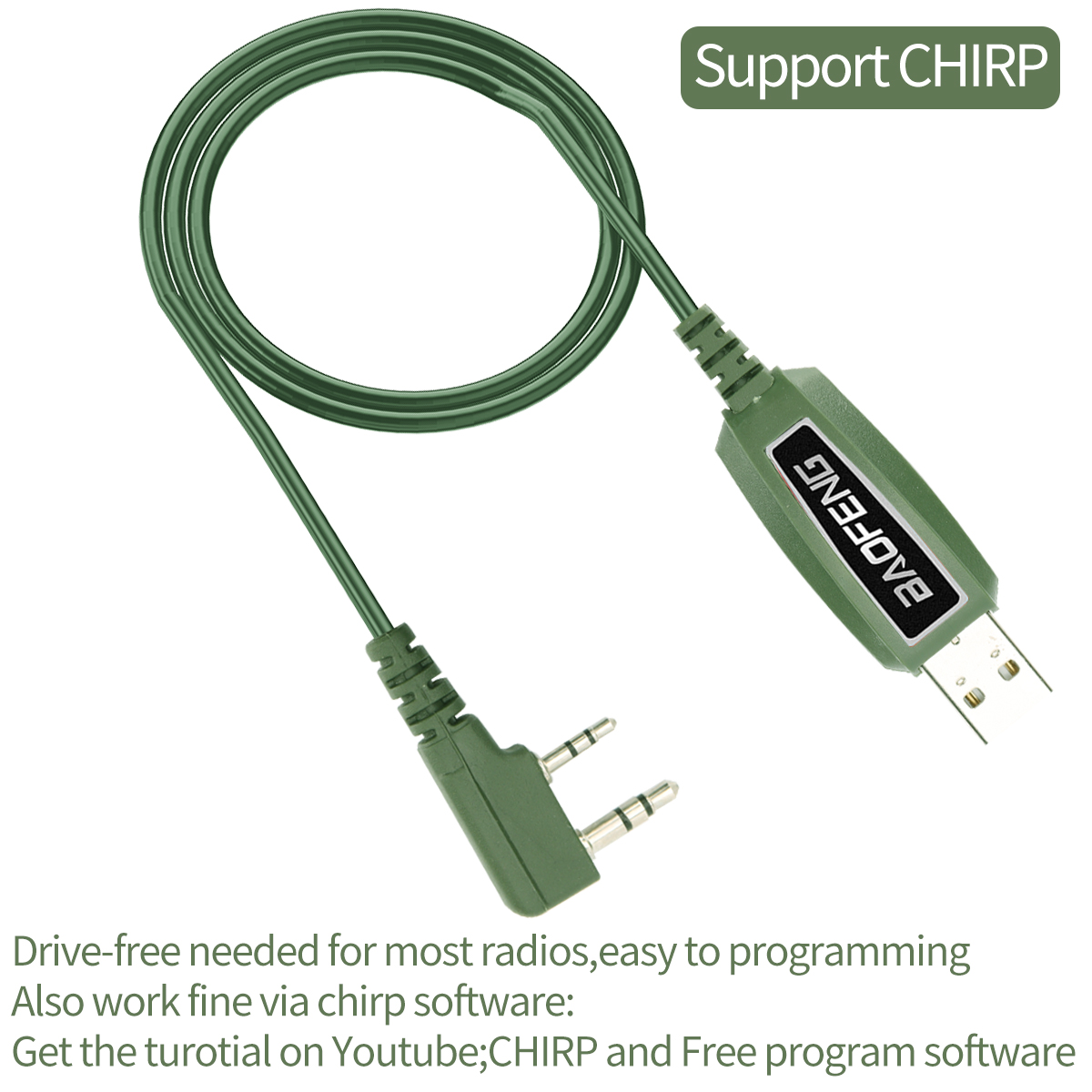 Programmation Câble USB + CD Pour BaoFeng UV-5R UV-82 BF-888S