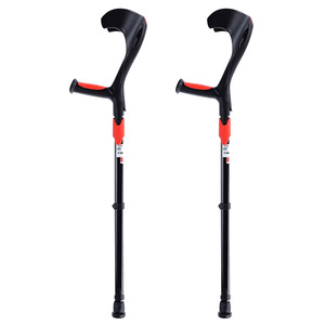 Béquilles pliables Hejianze en alliage d'aluminium, légères et antidérapantes, pour le soutien des fractures - Product Image 4