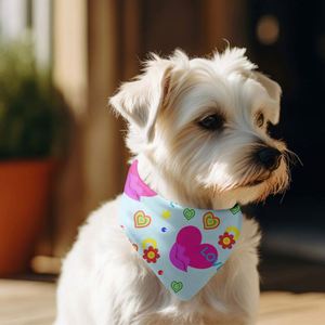 Pañuelos Triangulares Reversibles para Perros, Personalizados con Sublimación, Accesorios para Mascotas al por Mayor, Pañuelo para Cachorros, Bandana para Perros con Impresión Personalizada, Mejor Proveedor - Product Image 1