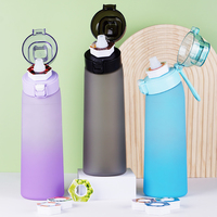 Bouteille d'eau de sport sans BPA, parfumée aux fruits, eau aromatisée, parfumée à l'air avec des capsules aromatisées