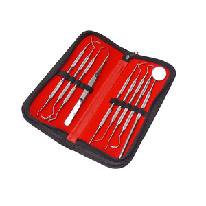 9 Pack Stainless Steel Dental Hygiene Kit Dental Picks <strong>Teeth</strong> <strong>Cleaning</strong> <strong>Tools</strong> - Product Image 4