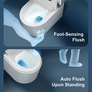 <span class=keywords><strong>Toilette</strong></span> intelligente suspendue au mur avec nettoyage féminin et désodorisation par parfum pour salles de bain d'hôtel - Product Image 4