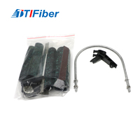 Caja de Empalmes de Fibra Óptica Tipo Domo FTTH para Exteriores, Impermeable, Caja de Conexiones FOSC, 24/48 Núcleos, Vertical
