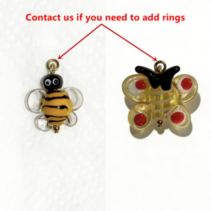 1 pezzo fatto a mano con il mondo degli animali fai da te braccialetto con foro dritto <span class=keywords><strong>collana</strong></span> a forma di perle di vetro perline di cristallo - Product Image 5