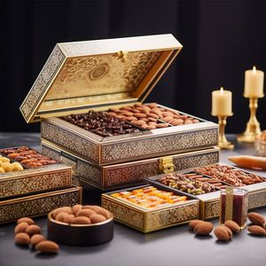 Bán Buôn Tùy Chỉnh In Sô Cô La Hạt Hộp Bao Bì Sang Trọng Bằng Gỗ Từ Hộp Quà Tặng Sô Cô La Hạt Hộp Với Chèn - Product Image 2