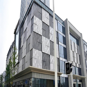 Façade en verre pour bâtiment moderne en alliage d'aluminium, revêtement extérieur personnalisé, épaisseur sur mesure pour villa commerciale - Product Image 4