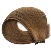 Trame de génie trame confortable trame invisible cuticule vierge alignée extensions de cheveux humains européens trame de génie