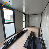 Maisons préfabriquées JHHY, maisons conteneurs pliables, dortoirs, bureaux, appartements, maison modulaire mobile