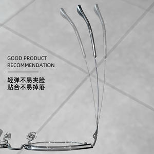 Montures de lunettes en titane pour hommes Danyang, monture carrée complète, légères, style professionnel M23 25 - Product Image 1