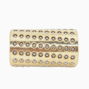 Douille de roulement <span class=keywords><strong>Cage</strong></span> à billes en laiton douille coulissante <span class=keywords><strong>Cage</strong></span> à billes douille linéaire pour moules - Product Image 1