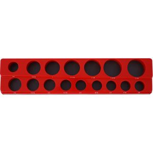 El juego organizador de enchufes magnéticos DB de 6 piezas incluye 1/4 \ "3/8 \" 1/2 \ "Drive Metric SAE Socket Trays Soporte de almacenamiento de herramientas para herramientas - Product Image 6