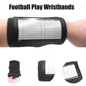 Muñequera Playbook Equipo de entrenamiento Bracer Brazalete Playbook para béisbol Fútbol Jugar Hockey Softball Signos Fútbol - Product Image 2