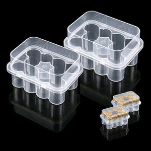 Boîte de rangement transparente en PP avec couvercle à fermeture sécurisée, résistante aux produits chimiques, vente en gros, OEM, haute qualité pour essences biologiques - Product Image 6