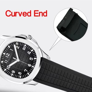 <span class=keywords><strong>Cinturino</strong></span> per <span class=keywords><strong>Orologio</strong></span> in <span class=keywords><strong>Silicone</strong></span> con Estremità Curva 21mm, <span class=keywords><strong>Cinturino</strong></span> Sportivo in Gomma Senza Fibbia per Grenade Aquanaut 5164A 5167A 5167R - Product Image 2