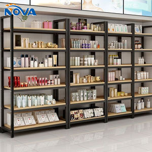 Estanterías Metálicas de Alta Resistencia con Estructura de Madera - Estantes Ajustables Totalmente Personalizables para Tiendas Minoristas - Product Image 1