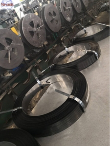 Fábrica de Flejes de Acero Negro A36 Q235 Q345 3/4 19*0.5mm 5/8 16*0.5mm 5/4 31.75*0.8mm con Superficie Pintada de Negro y Encerada, <span class=keywords><strong>Precio</strong></span> por kg - Product Image 4