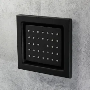 HIDEEP-accesorios de baño para grifo de ducha, pulverizador para el cuerpo, color negro, tamaño 12*13cm