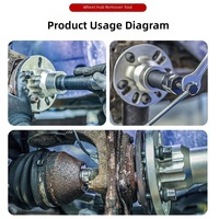 Outil de démontage de moyeu de roue pour BMW, Land Rover, Porsche, extracteur d'arbre de transmission, extracteur de demi-arbre