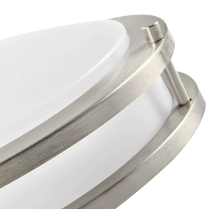 Hızlı teslimat çift halka tavan lambası 3CCT değiştirilebilir yüzeye monte dim nikel LED tavan ışık - Product Image 5