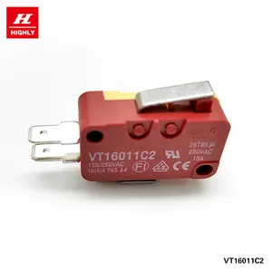 Taiwan Merk Zeer Hoge Precisie 16a 250V Microschakelaar Vt16011c2 Elektrisch Gereedschap Schakelaar Vt Serie