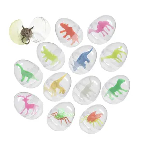 促销散装2022搞笑小浴弹图礼品迷你塑料动物OEM胶囊玩具20-60毫米